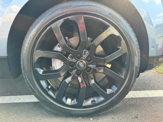 freshly detailed wheels after an exterior detail job in nj