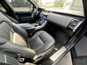 Freshly detailed interior inside of a Range Rover