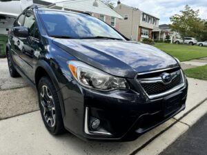 Front end of newly detailed car 